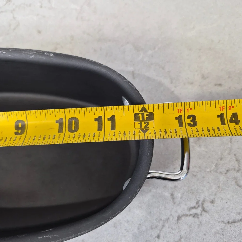 Vintage‎ Calphalon Commercial Fish Poacher Roasting Pan 12